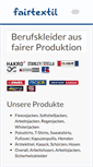 Mobile Screenshot of fairtextil.ch